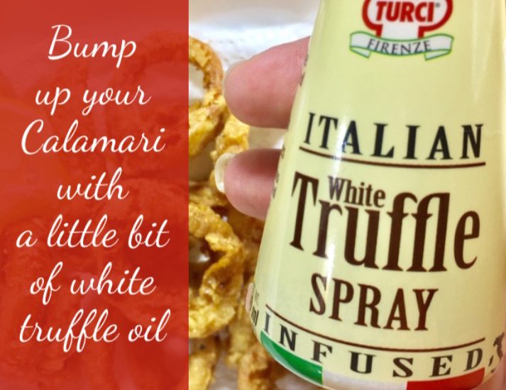 Italian Truffle Spray used on Calamari